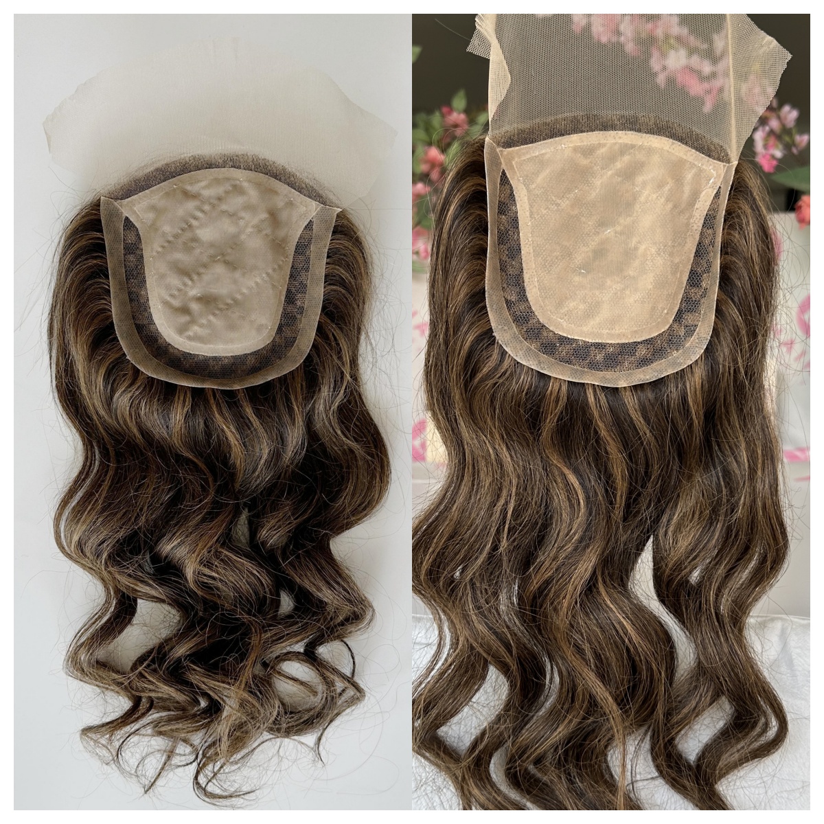 High Quality Human Hair Lace Front Toupee Virgin Scalp Silk Topper Natural and High-End