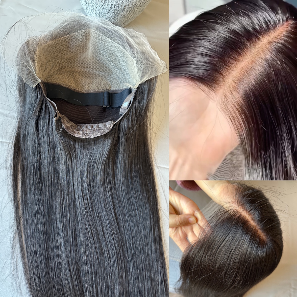 Pre plucked Styled Bleached Knots Human Hair 13x6 Frontal Lace Wigs Invisible HD Lace Front Wig 