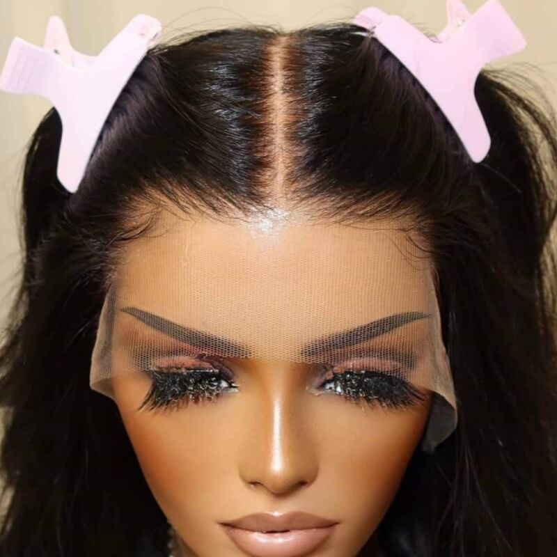 2026 Hot Sale European Raw human hair natural color invisible knots HD lace wig Cuticle aligned Human Hair