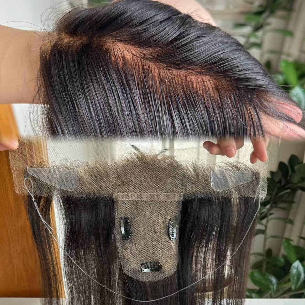 Invisible Knots HD Lace Hairline Topper / HD Lace Closure with HD Lace Frontal Hairline 16 Inch | Premium European Raw Human Hair